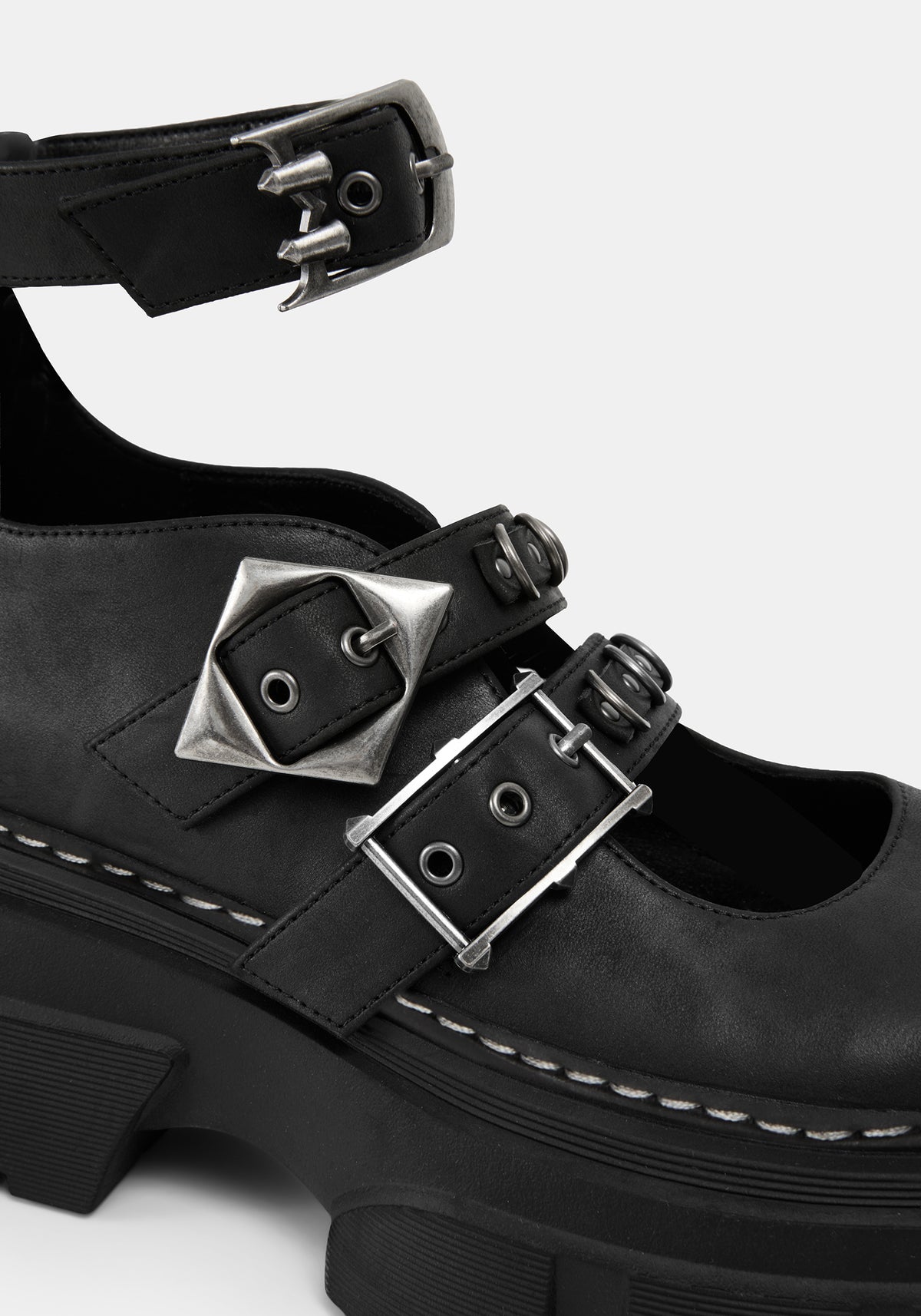 Bridget Platform Mary Jane Shoes UK 6