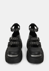 Bridget Platform Mary Jane Shoes UK 6