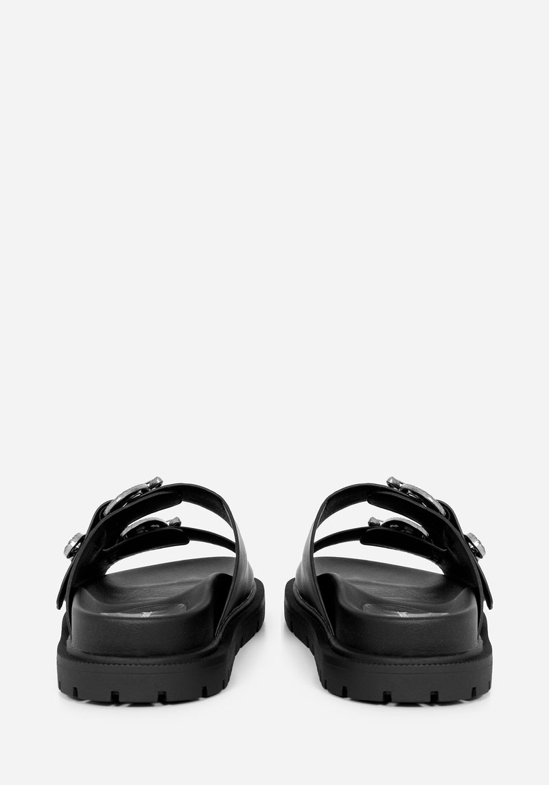 Mamba Snake Buckle Sandals