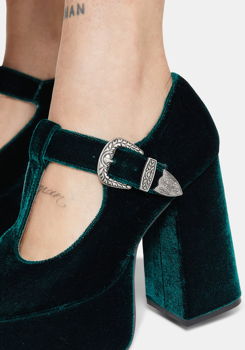 Sybil Velvet Mary Jane