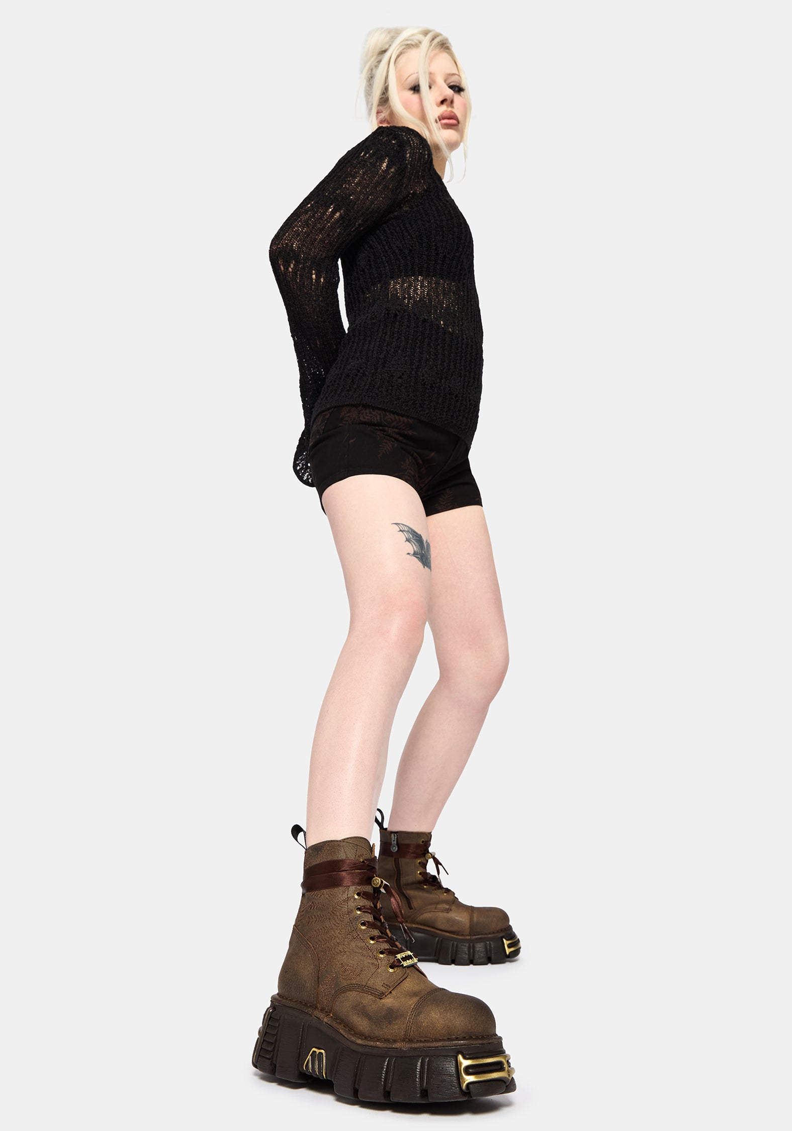 Disturbia x New Rock Korra Boots