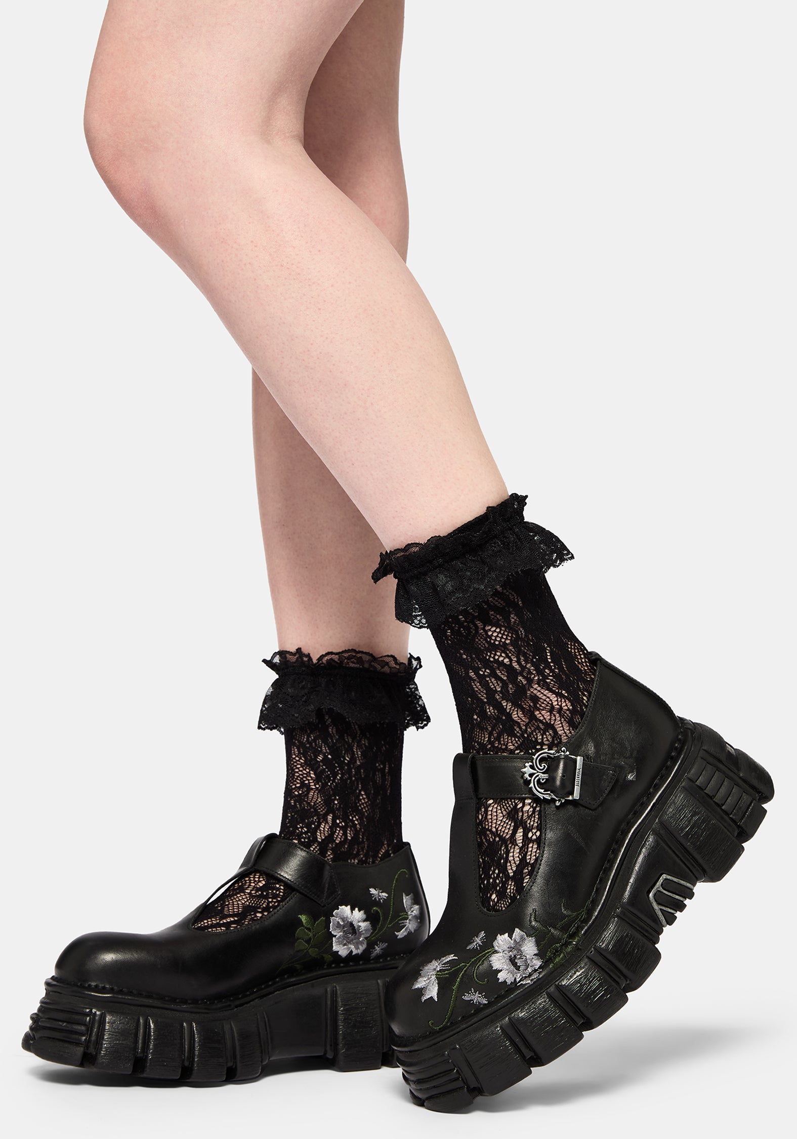 Disturbia x New Rock Aurelia Mary Janes