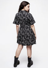 Naomi Floral Mini Shirt Dress