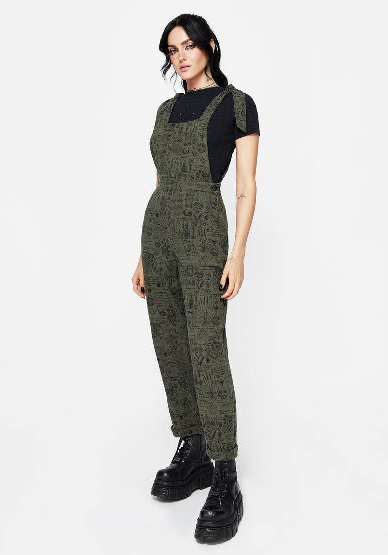 Taddea Cotton Relaxed Tie Detail Jumpsuit