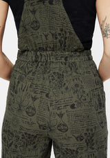 Taddea Cotton Relaxed Tie Detail Jumpsuit