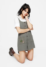 Koax Cotton Check Embroidered Button Up Shirt