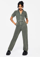 Nuit Cotton Moon Phase Embroidered Jumpsuit