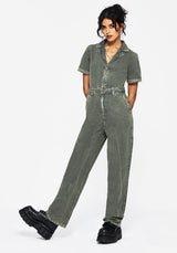 Nuit Cotton Moon Phase Embroidered Jumpsuit