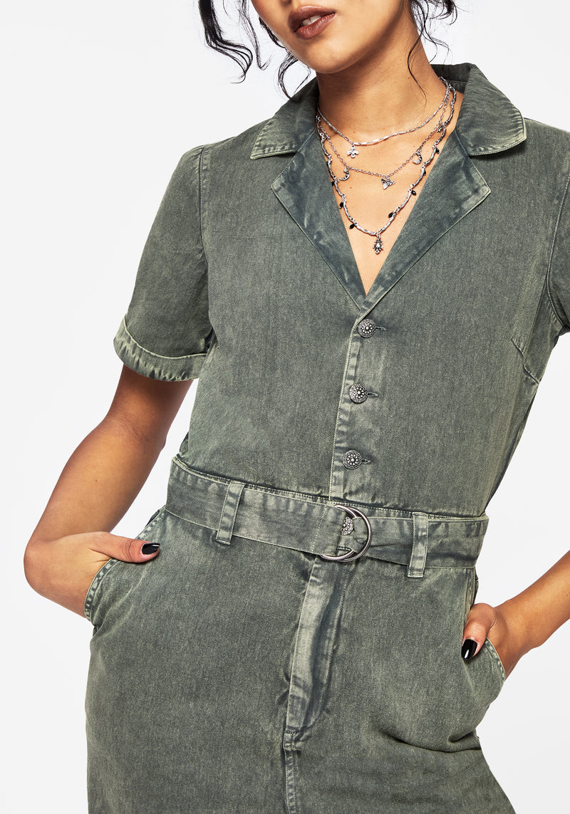 Nuit Cotton Moon Phase Embroidered Jumpsuit