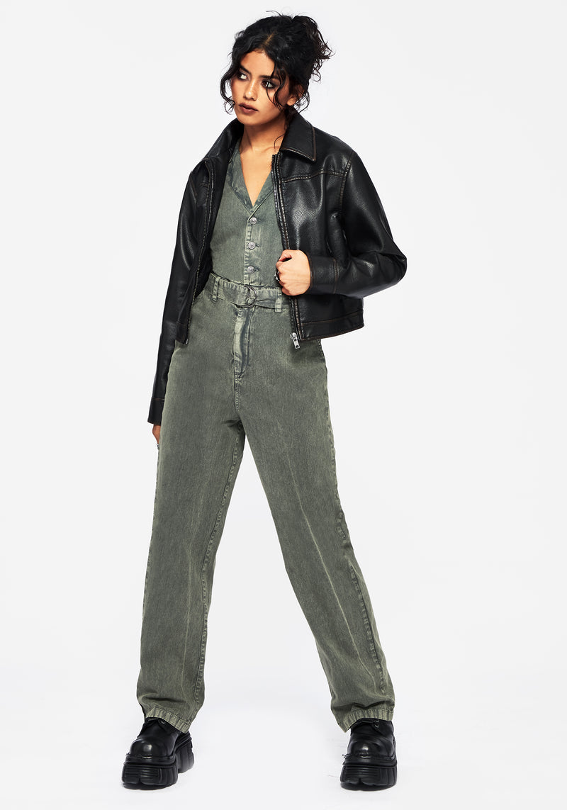 Nuit Cotton Moon Phase Embroidered Jumpsuit