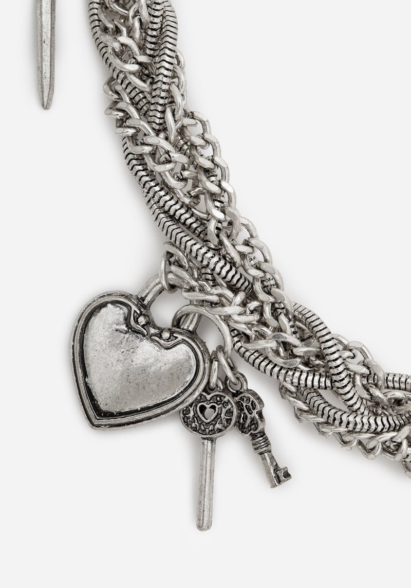 Eilir Twisted Vintage Charm Necklace