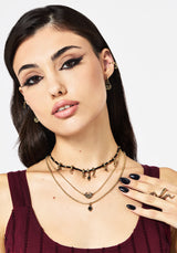 Ciela Moon Moth Layered Necklace