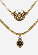 Ciela Moon Moth Layered Necklace