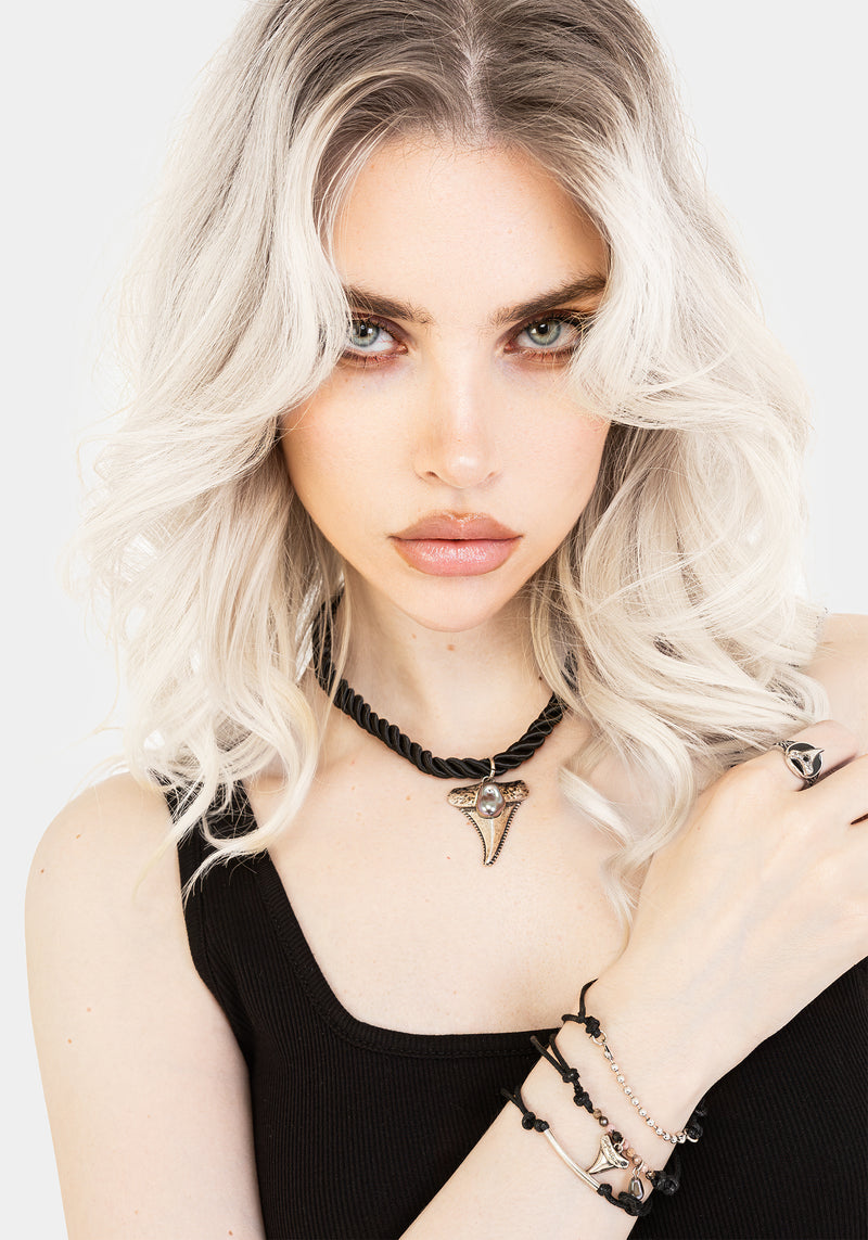 Shark Tooth Rope Necklace