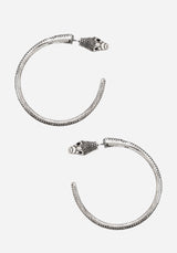 Ramona Snake Hoop Earrings