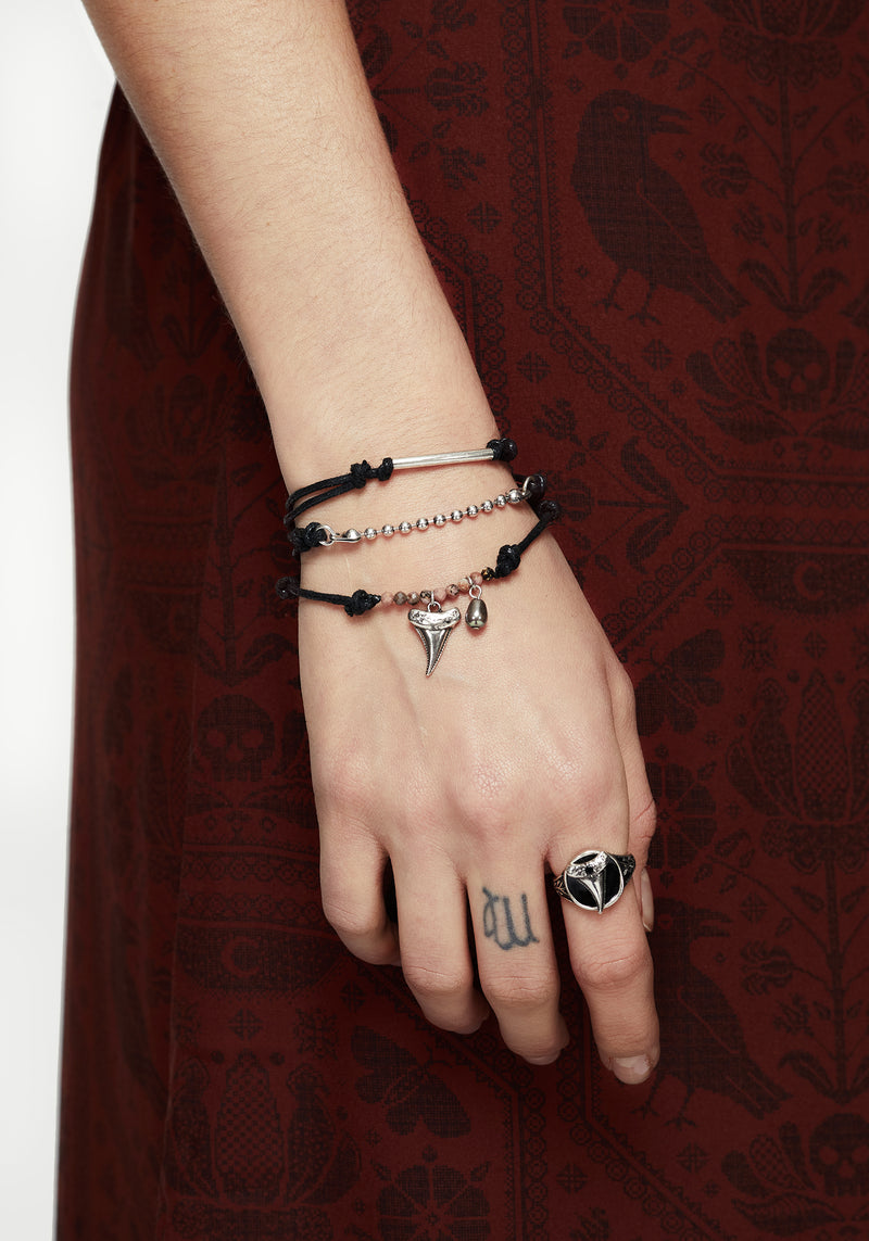 Shark Tooth Rope Bracelet Set
