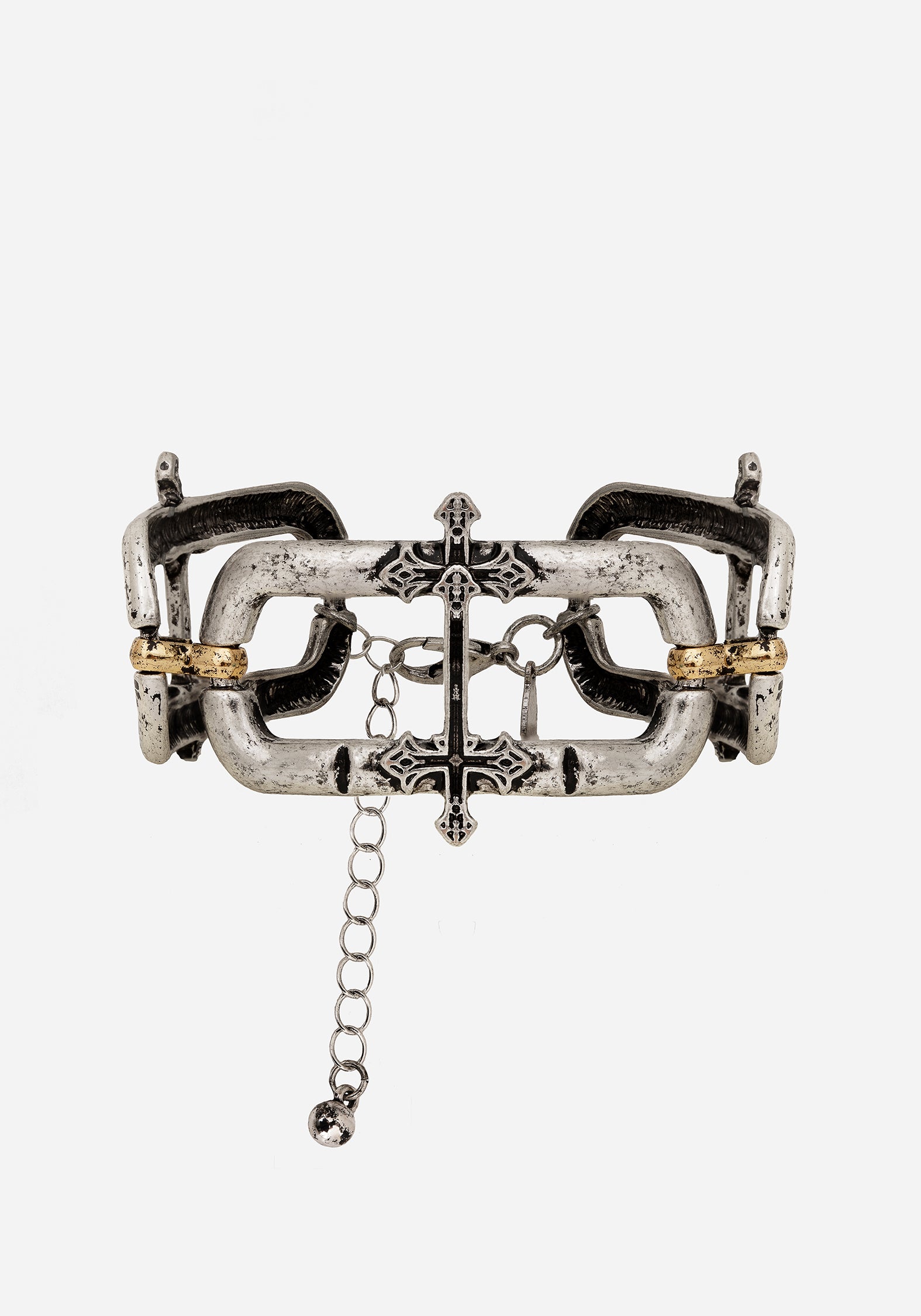 Electra Cross Link Chain Bracelet