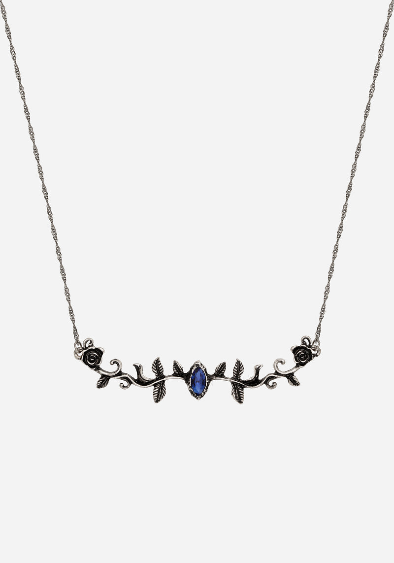 Widdershins Dark Rose Necklace