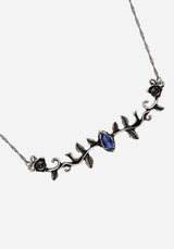 Widdershins Dark Rose Necklace