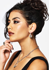 Disturbia Ring Hoop Earrings