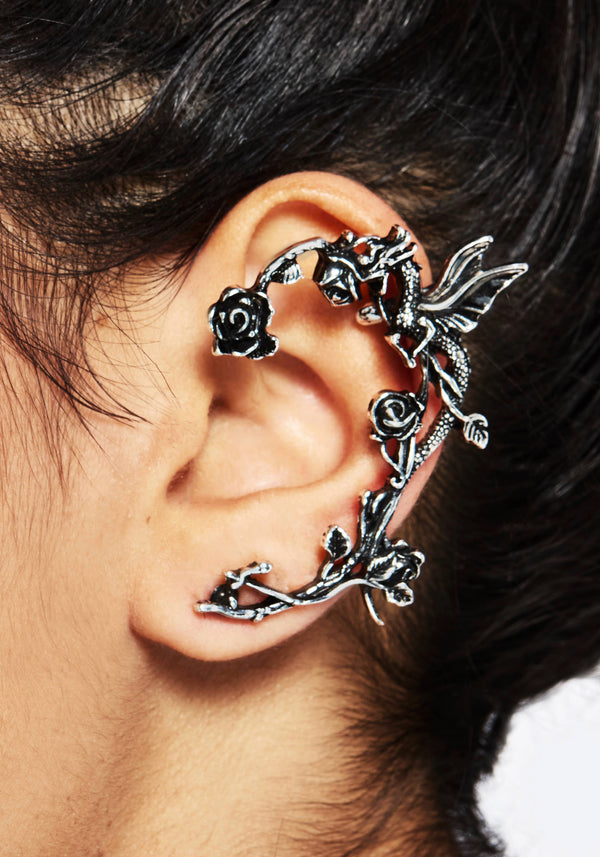 Petra Dragon Ear Cuff