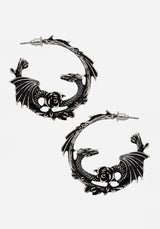 Petra Dragon Hoop Earrings