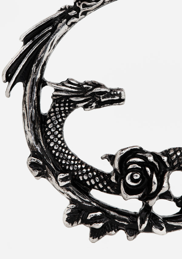 Petra Dragon Hoop Earrings