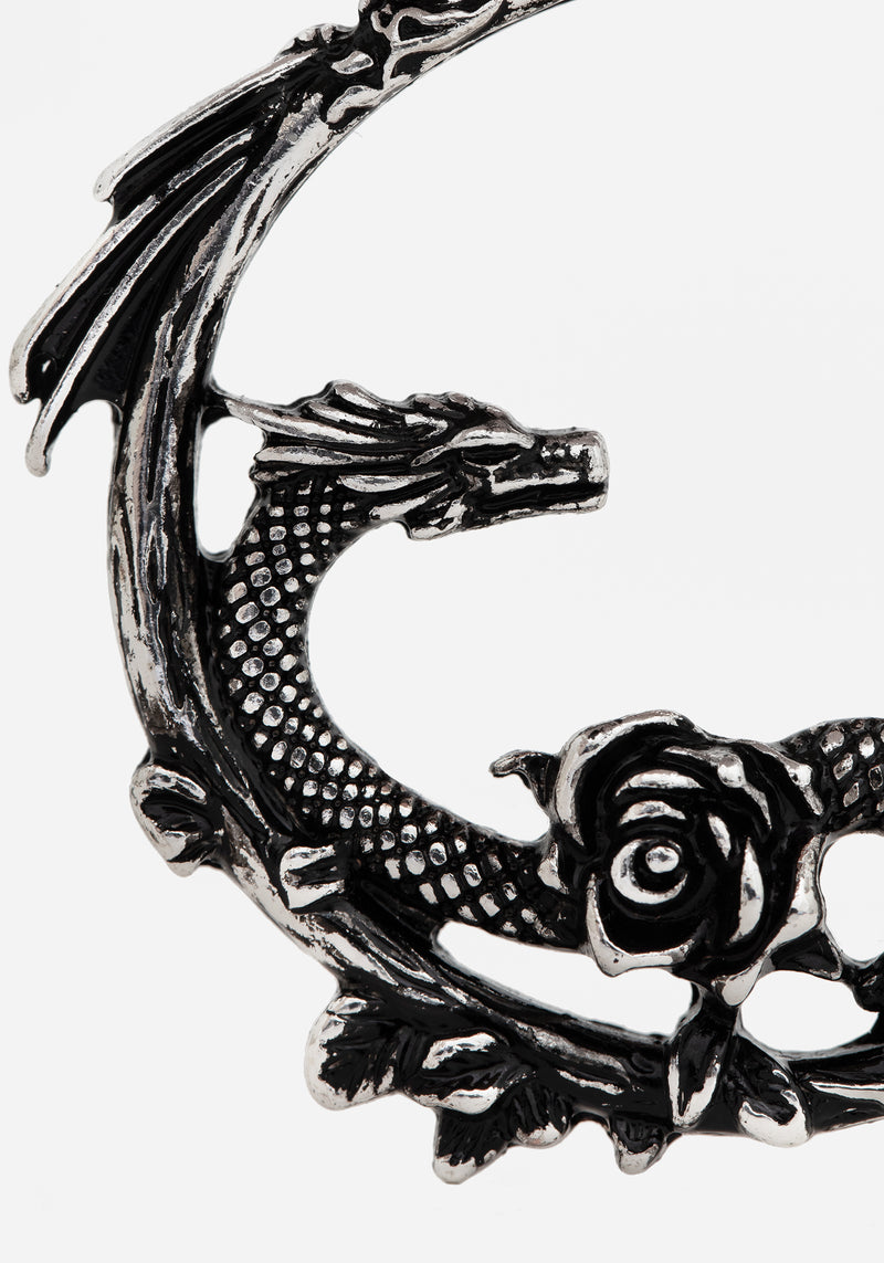 Petra Dragon Hoop Earrings