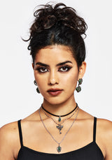 Petra Dragon Key Layered Necklace