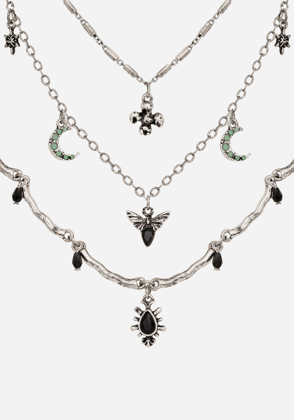 Hermia Bugs Layered Necklace
