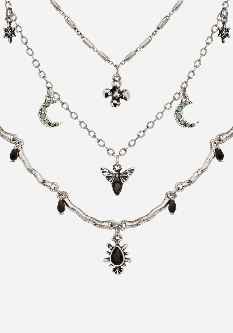 Hermia Bugs Layered Necklace