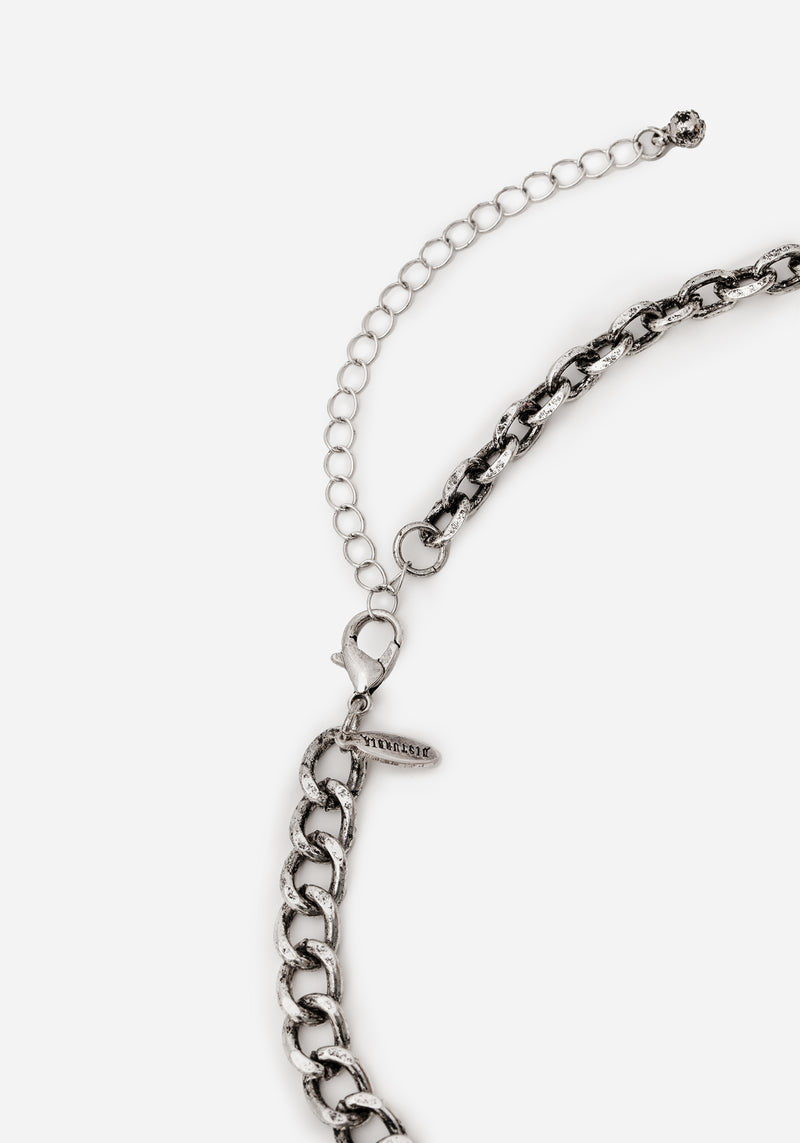 Rowan Moth Mixed Chain Necklace