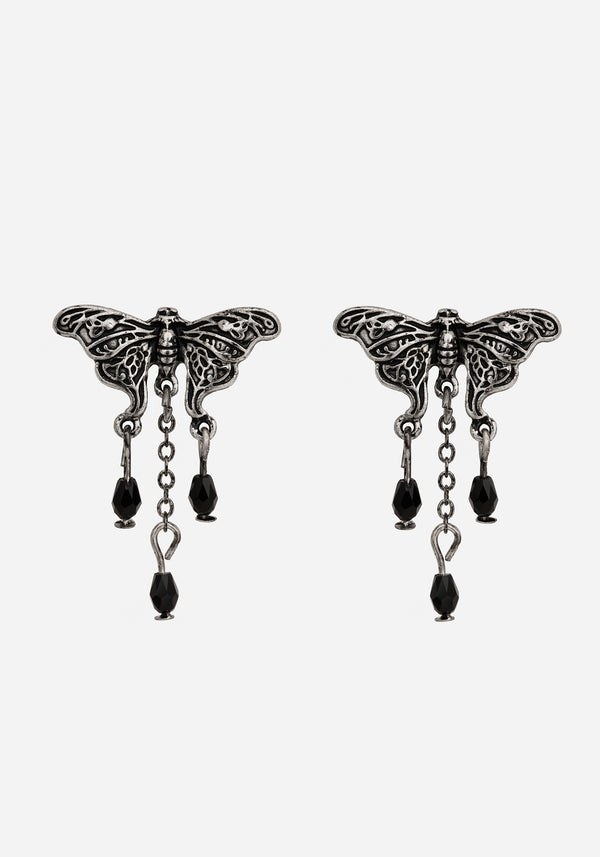 Rowan Moth Drop Earrings