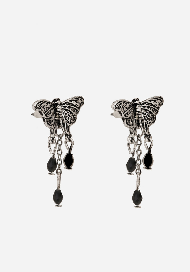 Rowan Moth Drop Earrings