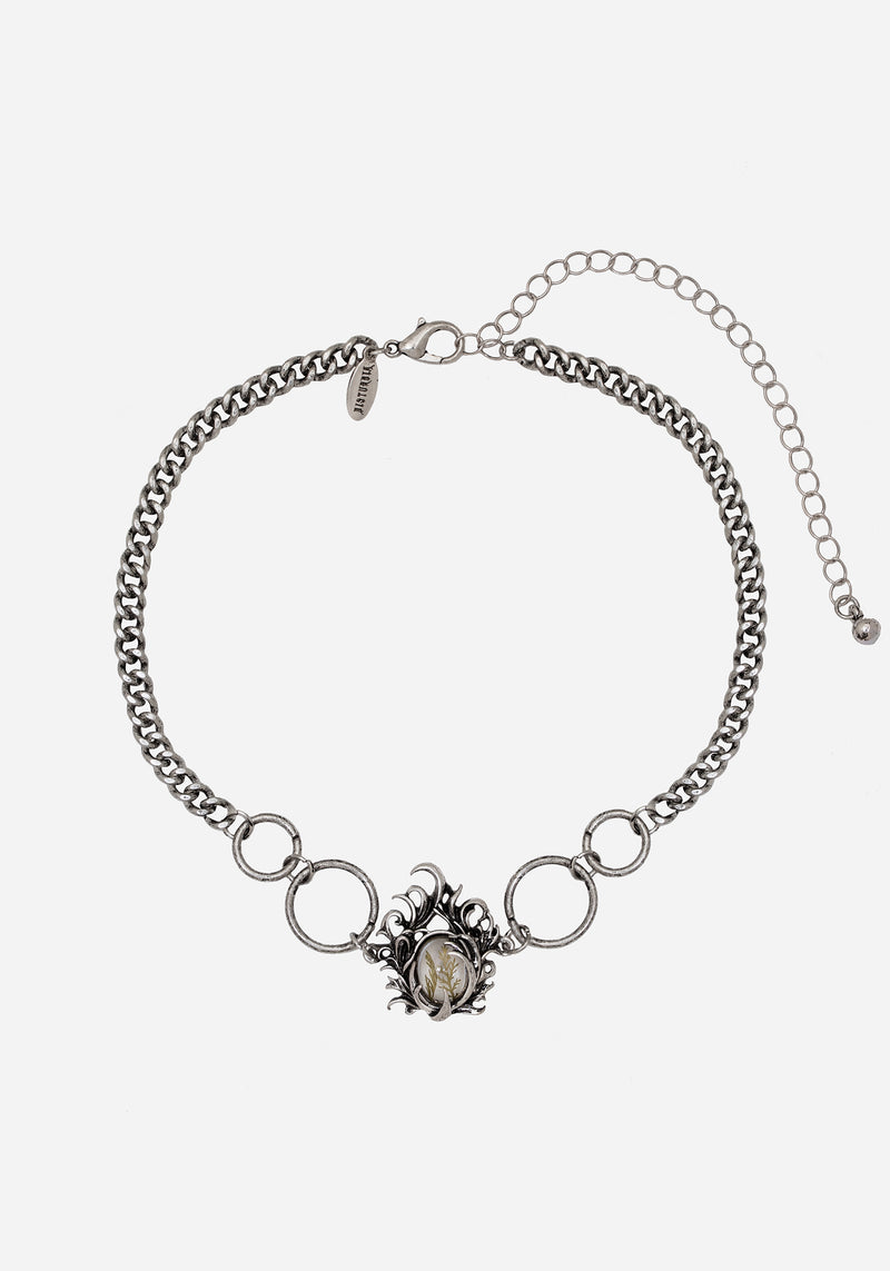 Marte Trapped Flower Choker
