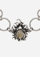 Marte Trapped Flower Choker