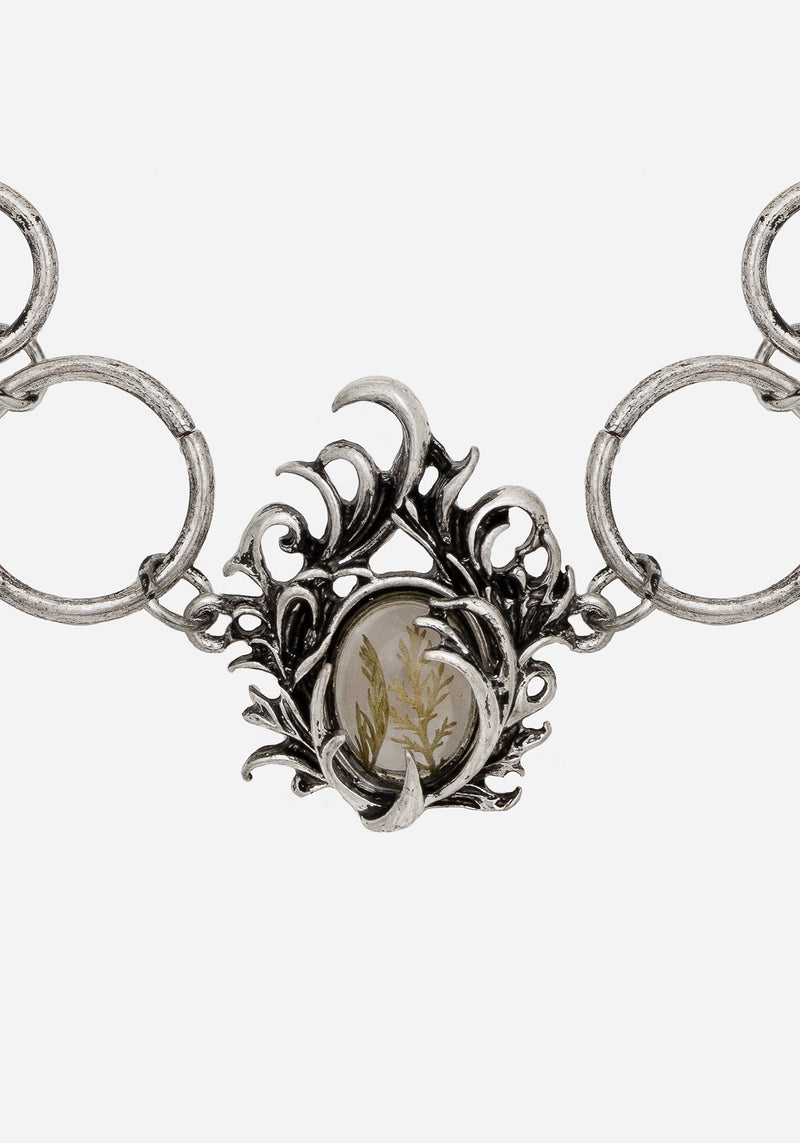 Marte Trapped Flower Choker