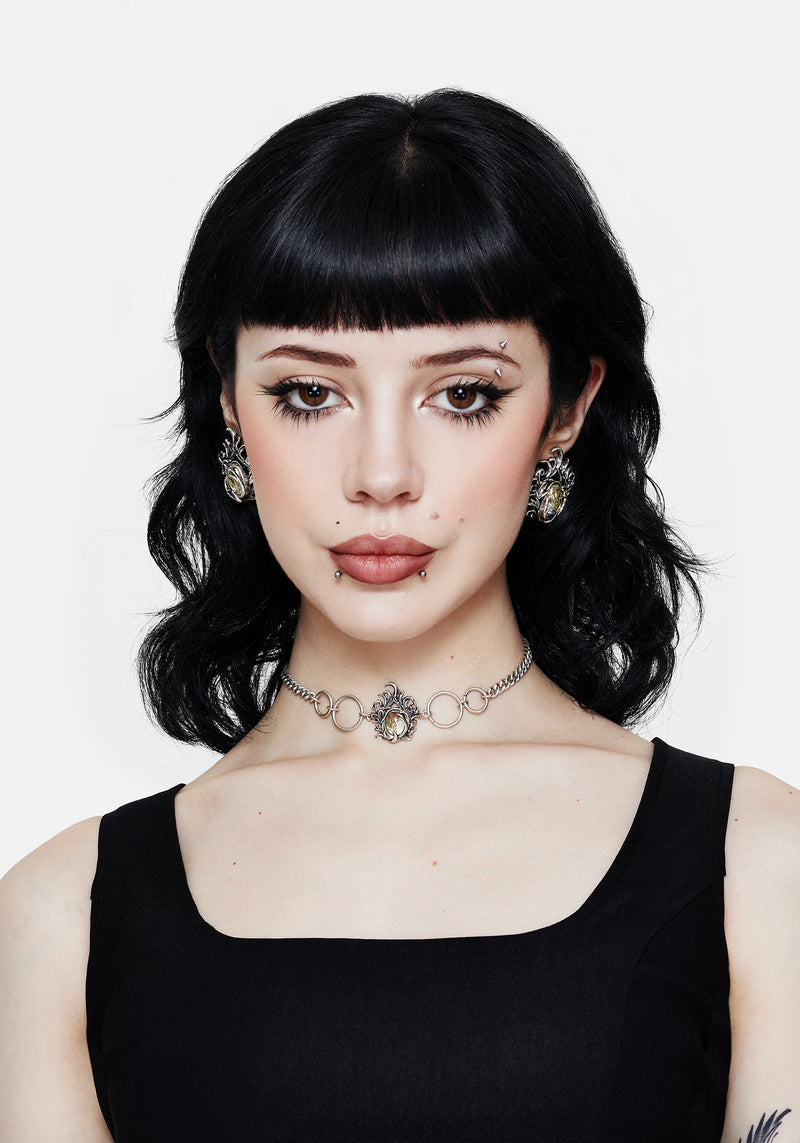 Marte Trapped Flower Earrings