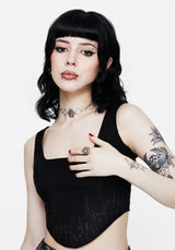 Marte Trapped Flower Ring