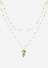 Alderwood Fern Double Layered Necklace