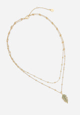 Alderwood Fern Double Layered Necklace