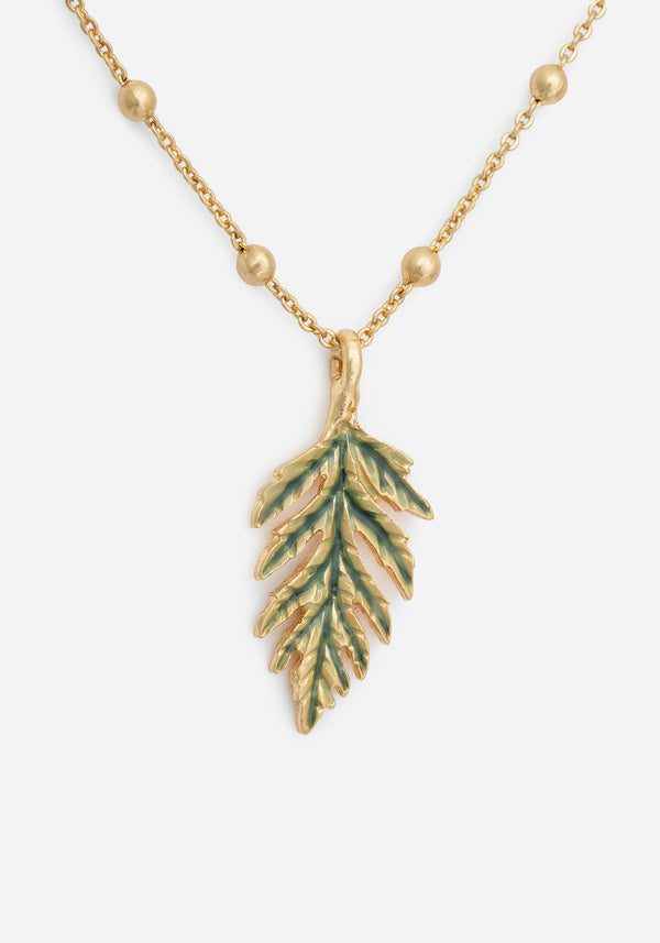 Alderwood Fern Double Layered Necklace