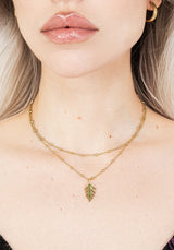Alderwood Fern Double Layered Necklace