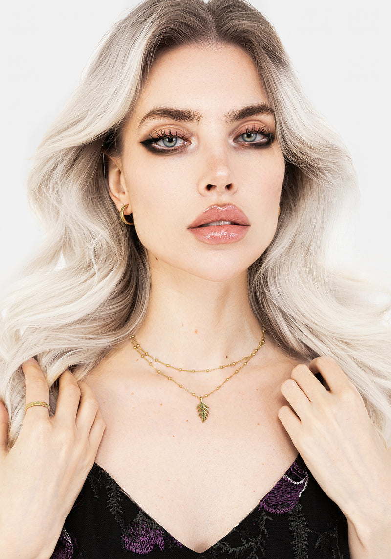 Alderwood Fern Double Layered Necklace