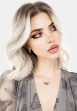 Cyrus Moth Charm Hoop Earrings