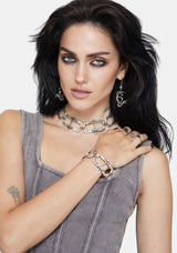 Electra Cross Link Chain Choker