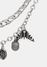 Draven Rat & Spider Charm Necklace