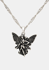 Sylvaine Fairy Trapped Flower Layered Necklace