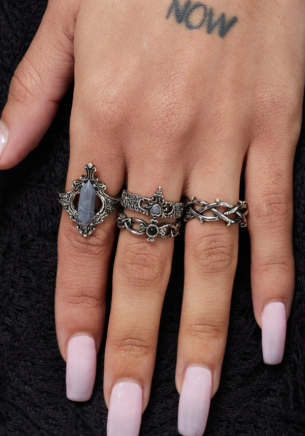 Gothique Assorted Ring Set