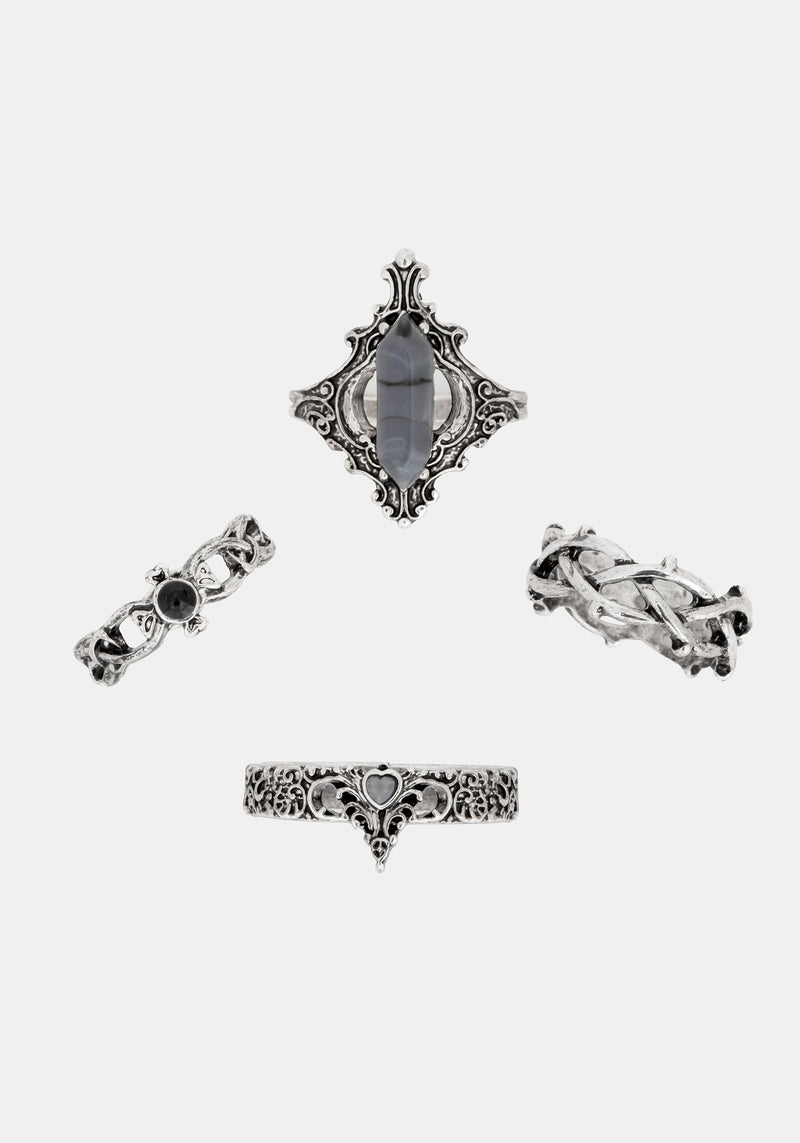 Gothique Assorted Ring Set